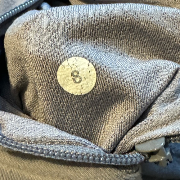 Lululemon Fill Zip In Stride Jacket We Are From Space Fossil Gray Size 8 - Picture 9 of 10